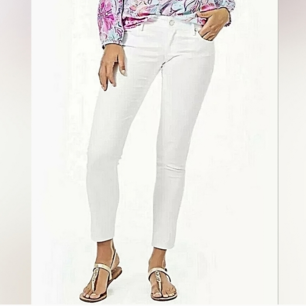 Lily Pulitzer Women’s Worth Skinny Jean White Size Measure 28 X 30